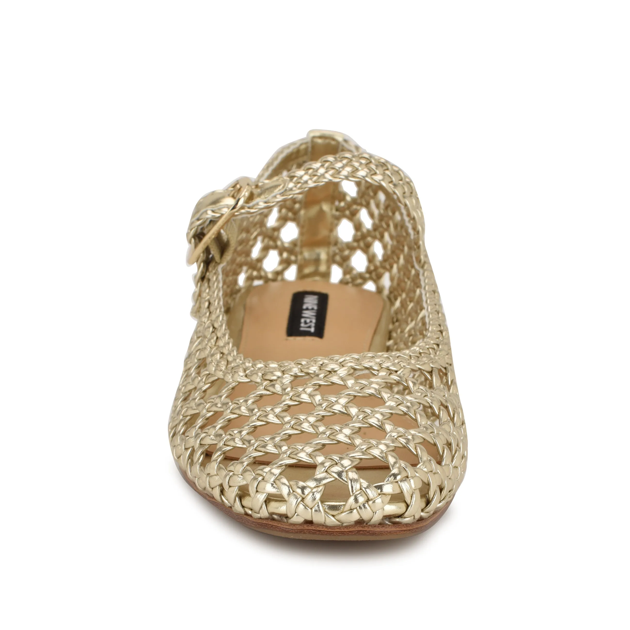 Halie Woven Mary Jane Flats