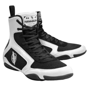 Hayabusa Pro Boxing Boots - White/Black