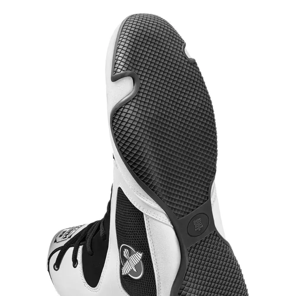 Hayabusa Pro Boxing Boots - White/Black