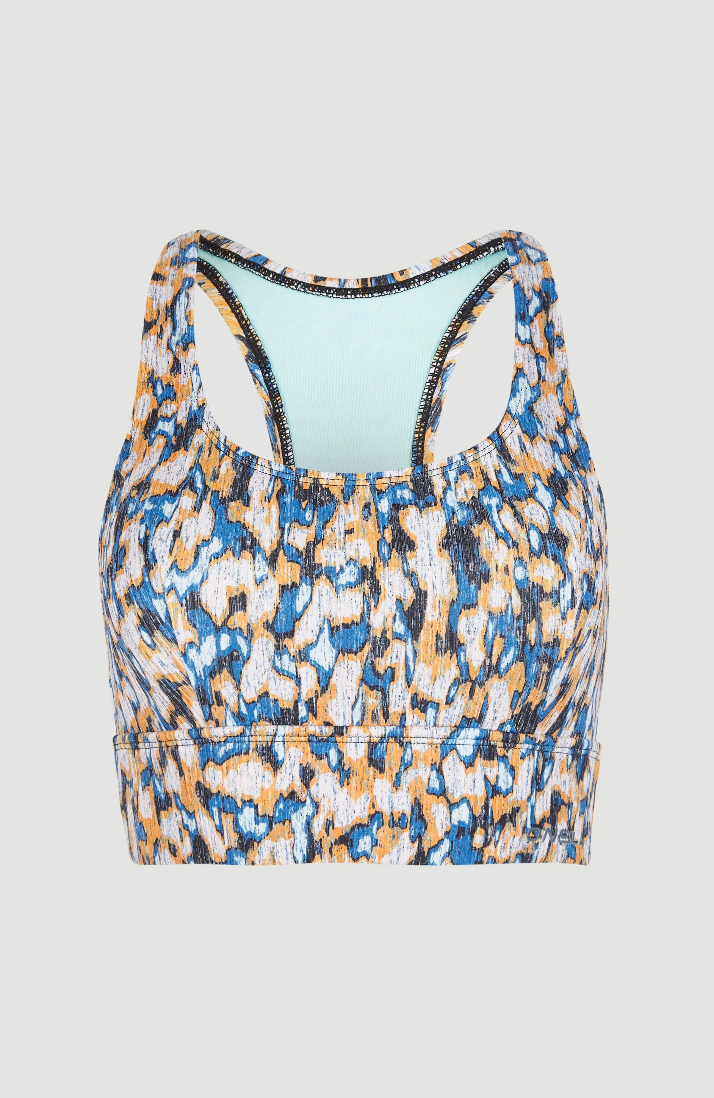 Hike Rib Sport Top | Blue Minimal Camo