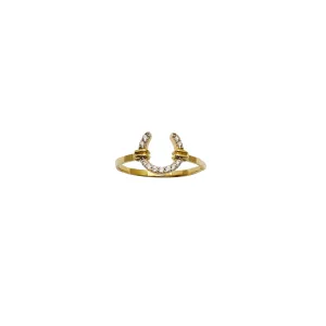 Horse Shoe Ring (14K)