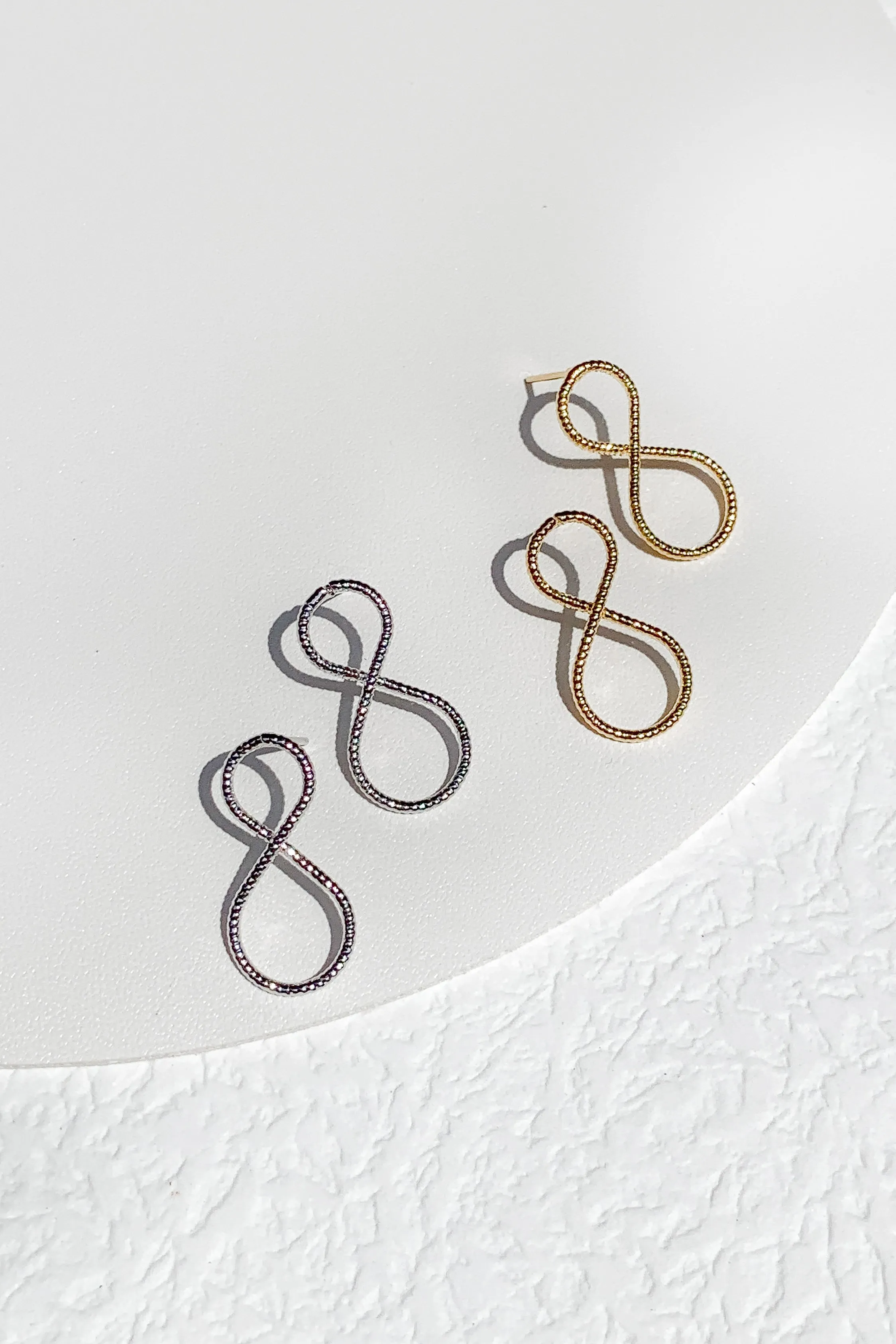 Infinity Stud Earrings