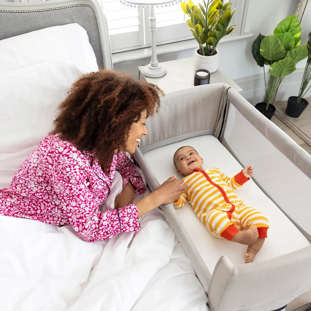 Joie Roomie GO Foldable Travel Bedside Crib – Clay