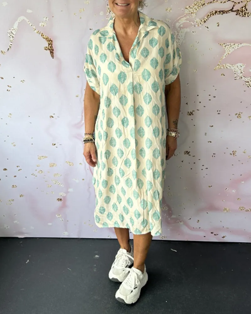 JUANITA - TRENDY V-NECK DRESS