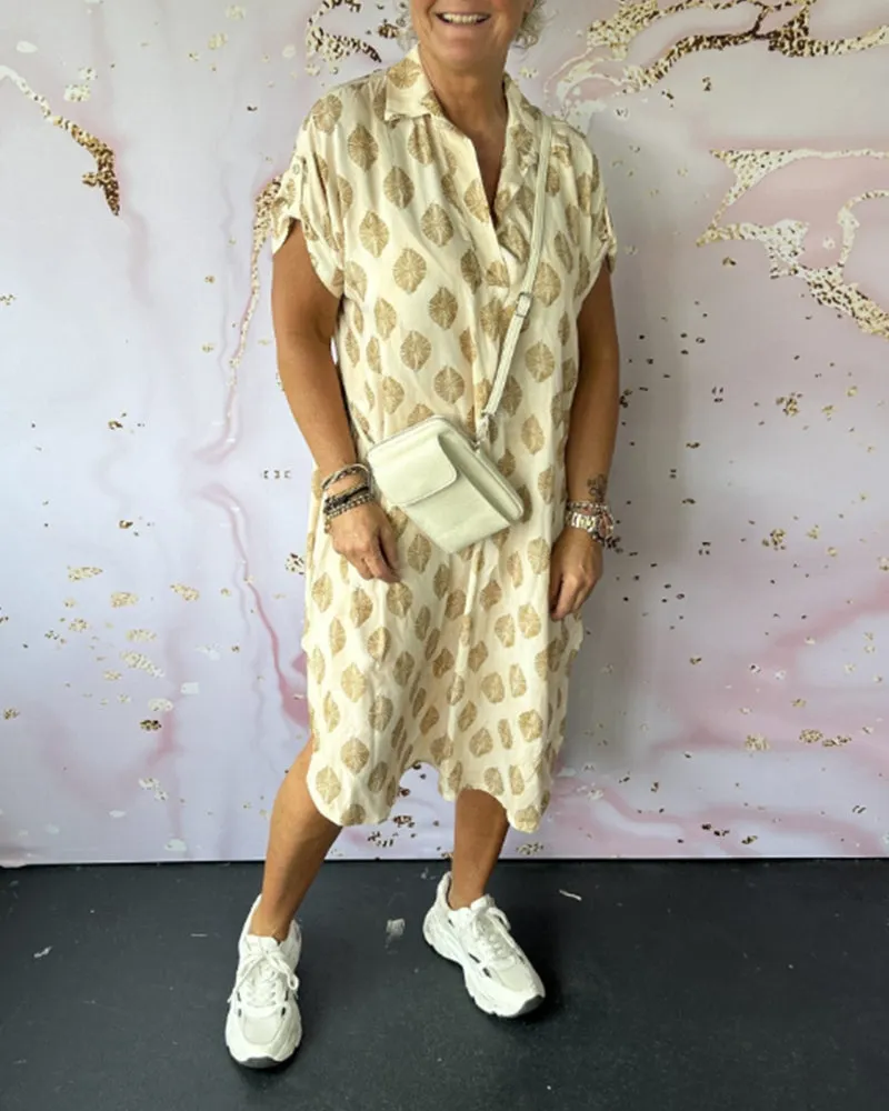 JUANITA - TRENDY V-NECK DRESS
