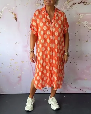 JUANITA - TRENDY V-NECK DRESS