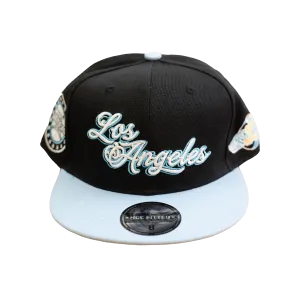 LOS ANGELES WHITE SOX FITTED HAT (BLACK)