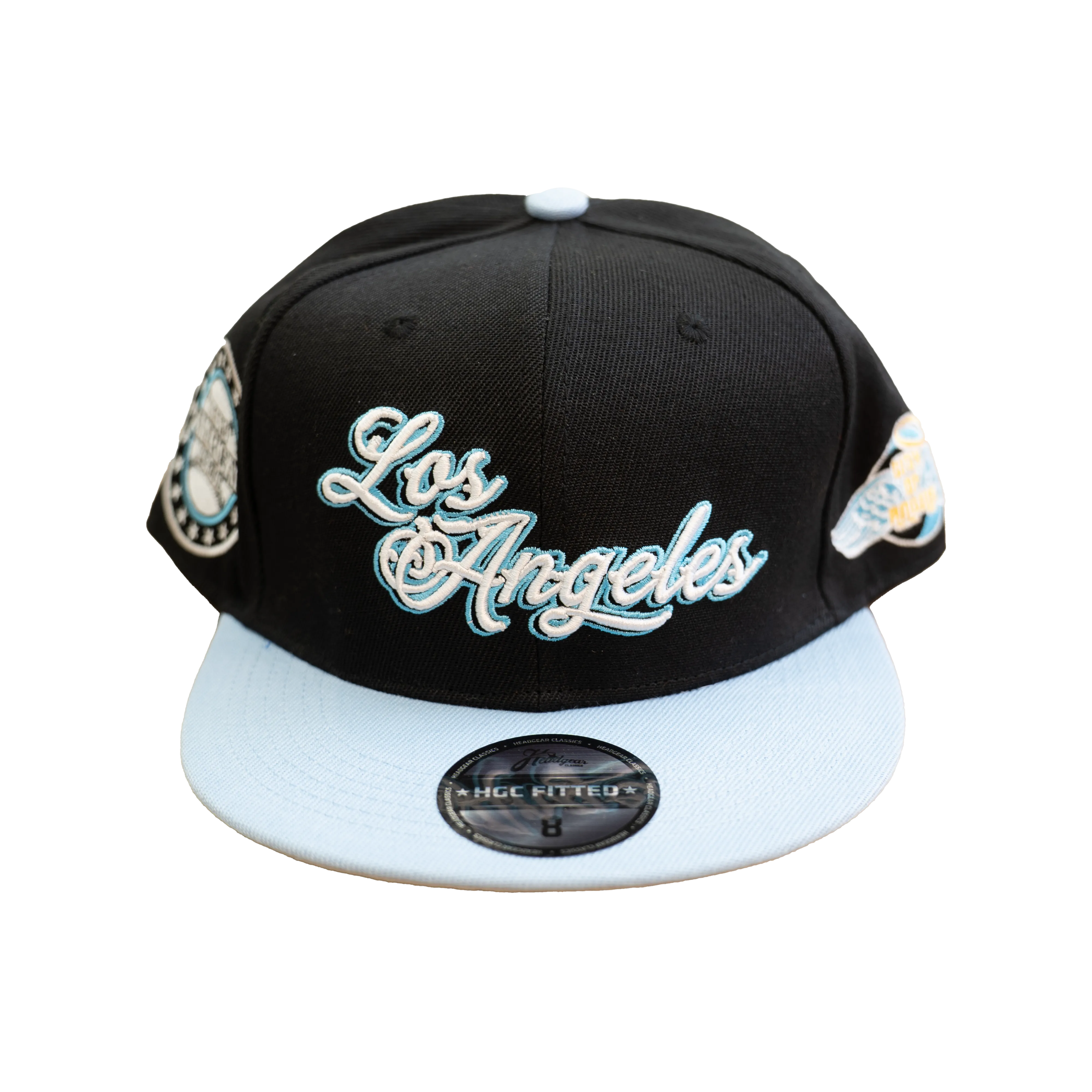 LOS ANGELES WHITE SOX FITTED HAT (BLACK)