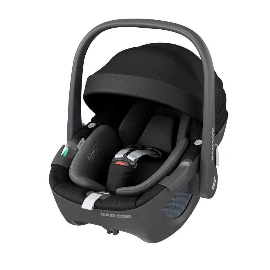 Maxi Cosi Fame Complete Travel System Bundle With Accessories, Pebble 360 Car Seat and ISOFIX Base - Twillic Truffle