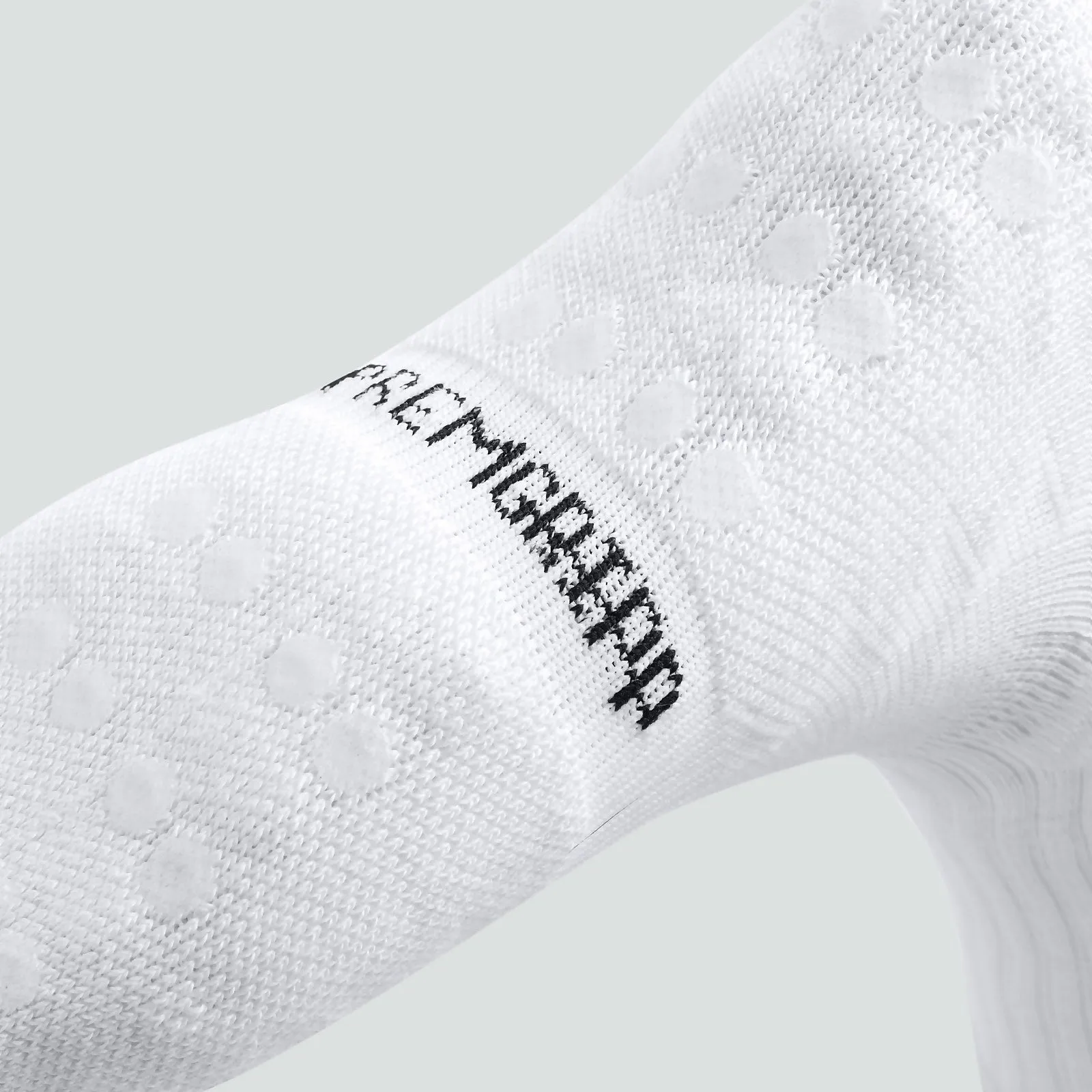 Mid Calf Grip Rugby Socks White