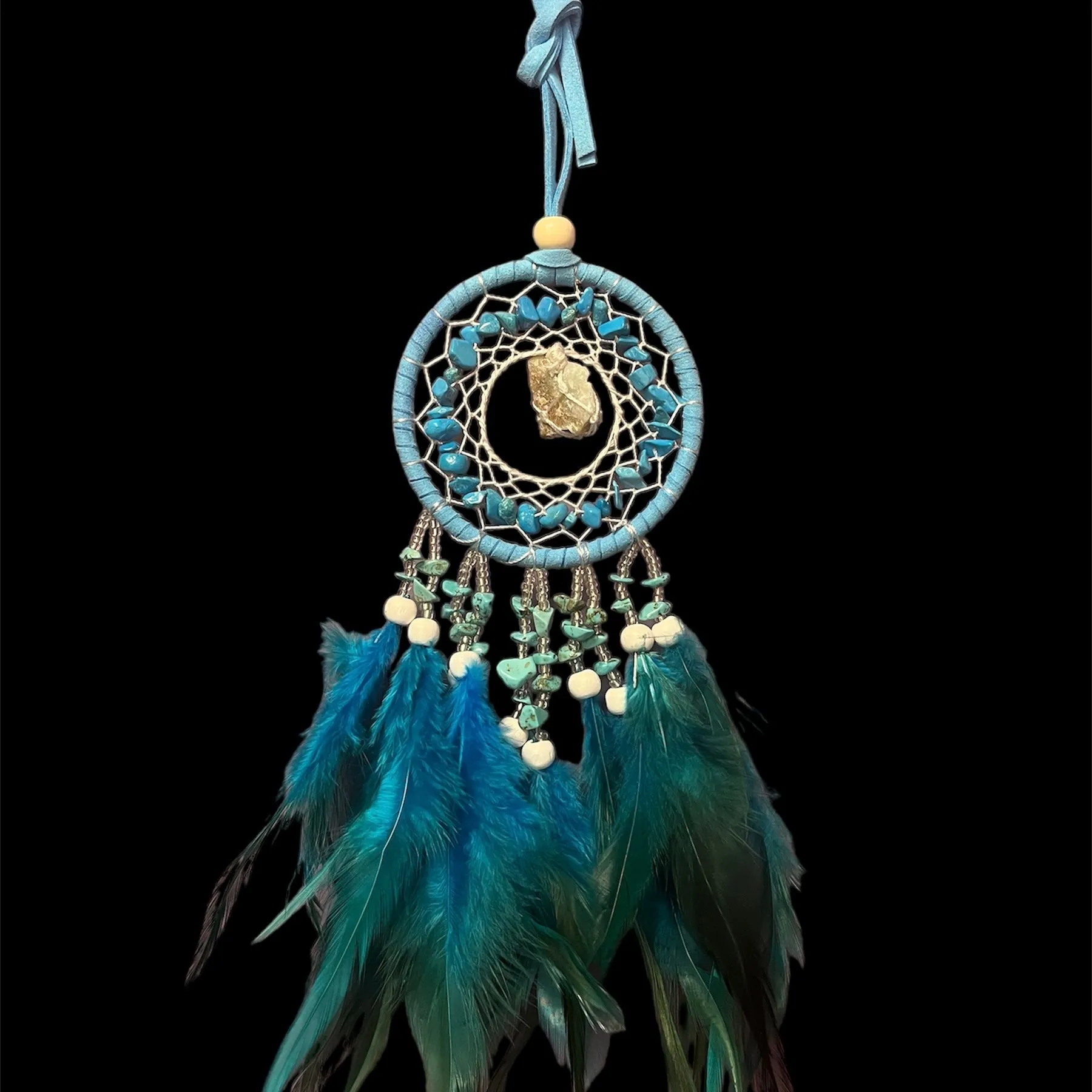 Mini Raw Stone Dreamcatcher