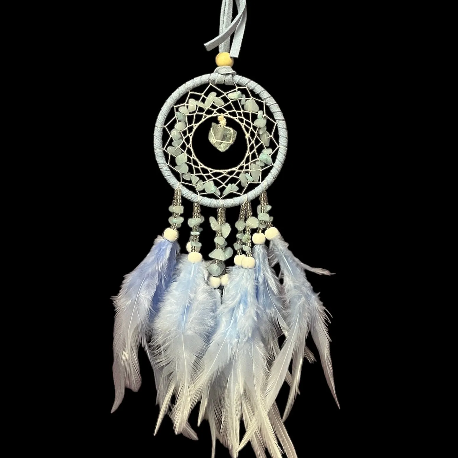 Mini Raw Stone Dreamcatcher