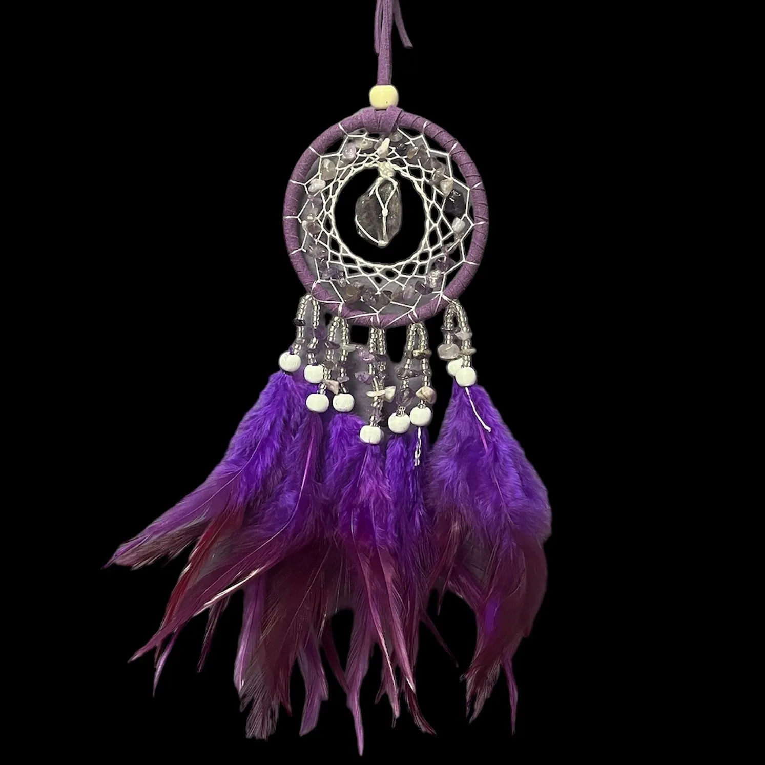 Mini Raw Stone Dreamcatcher
