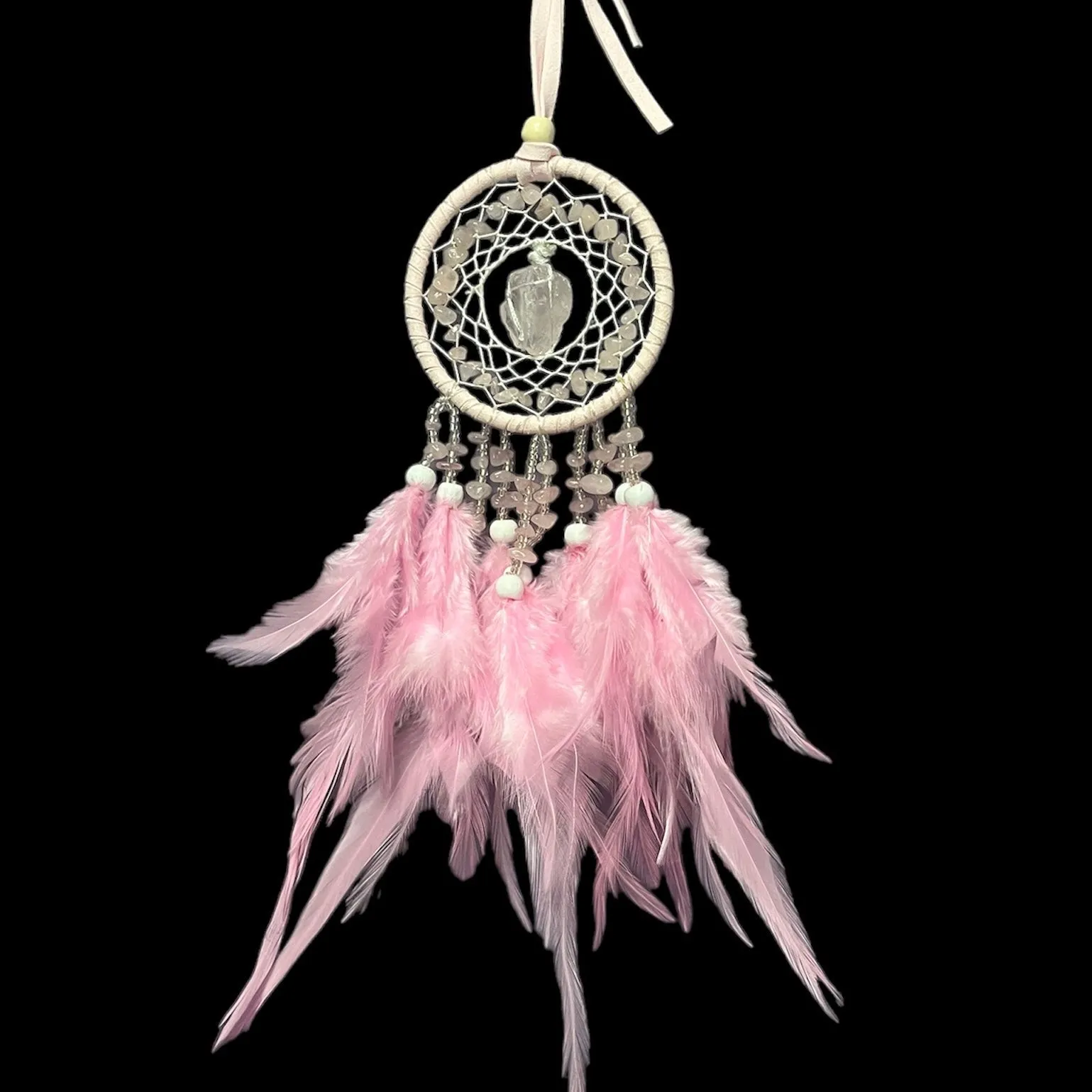 Mini Raw Stone Dreamcatcher
