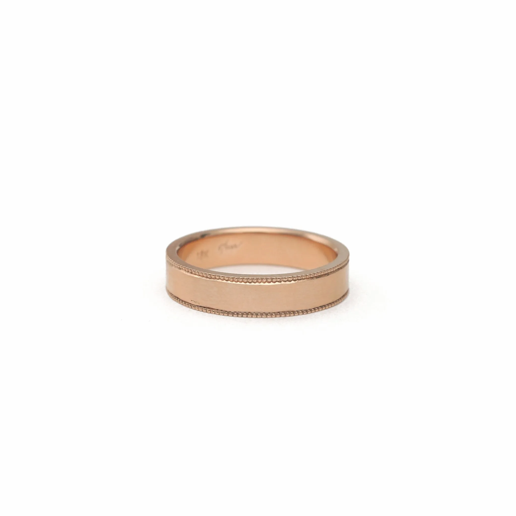 Minimal Band - Milgrain - 4.5mm