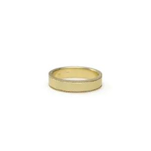Minimal Band - Milgrain - 4.5mm
