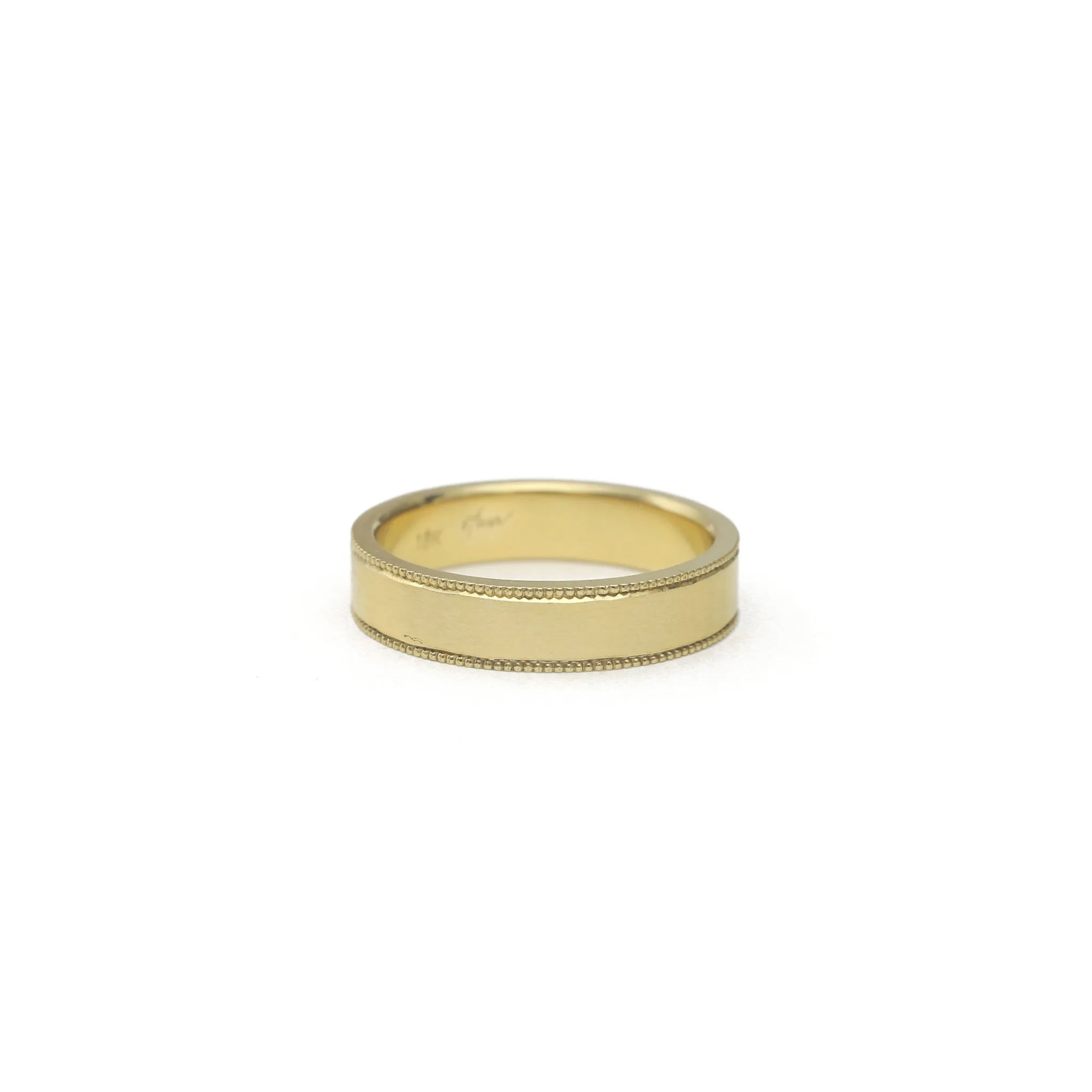 Minimal Band - Milgrain - 4.5mm