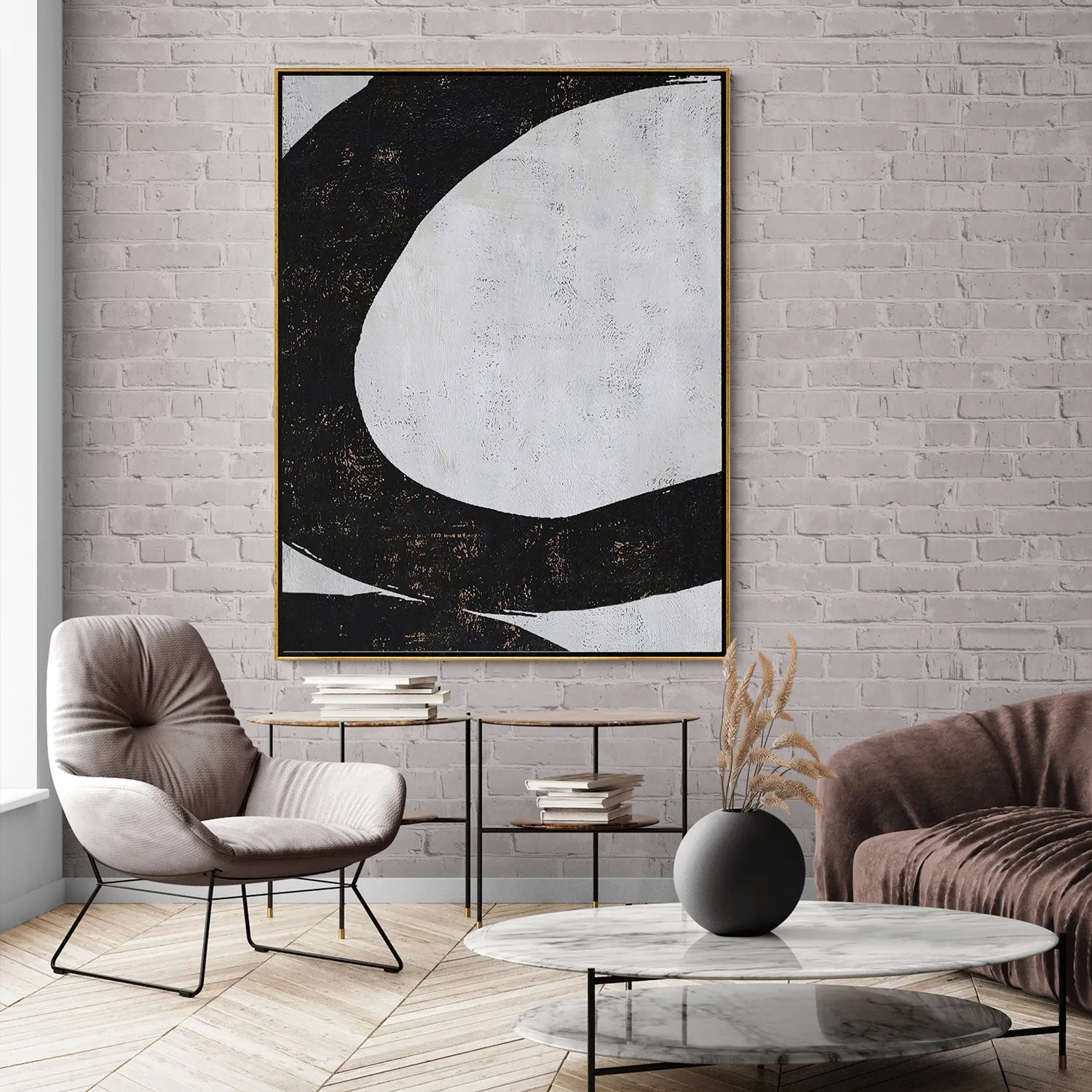 Minimal Geometric Art H54V