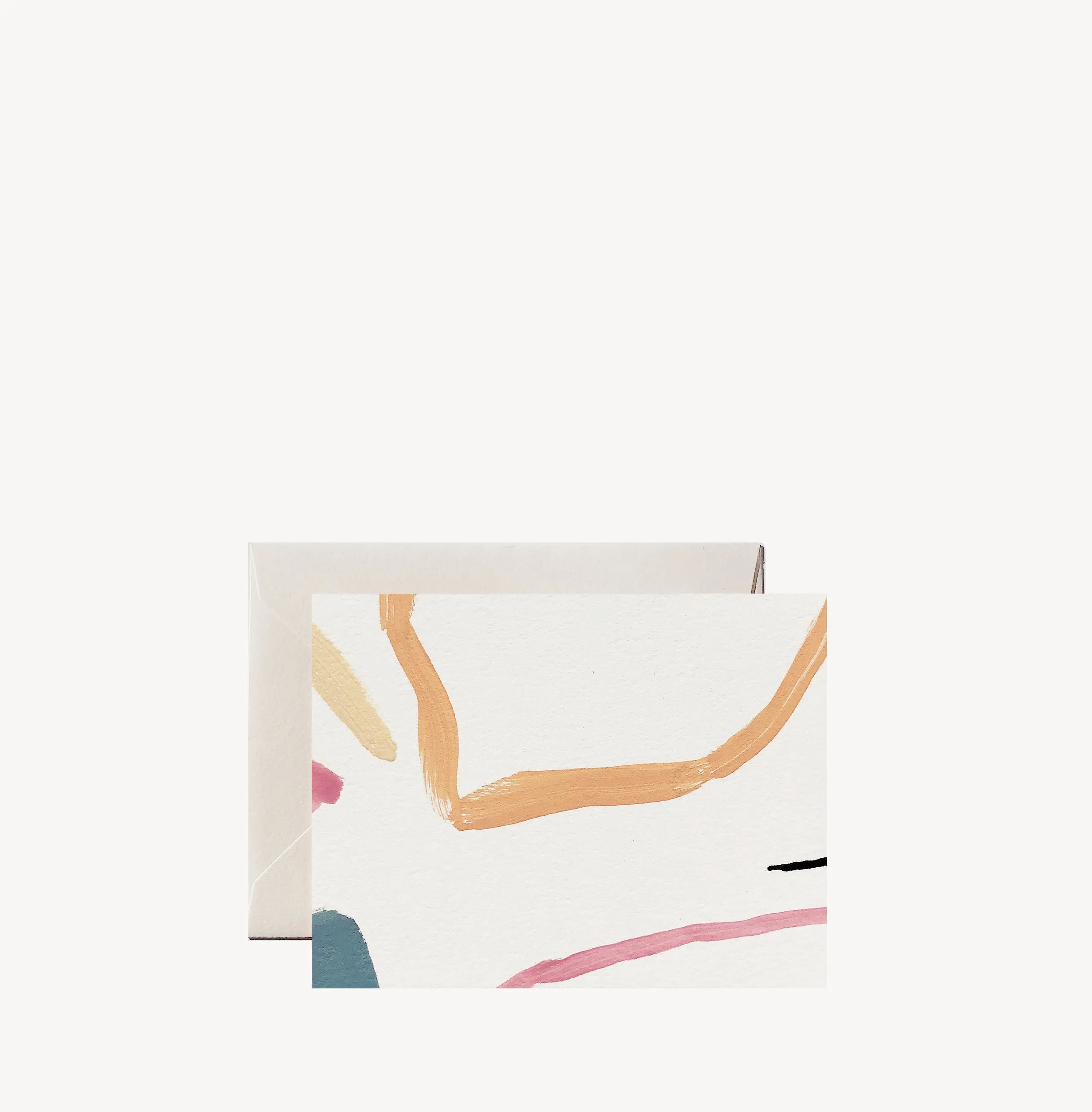 Minimal Painted Notecard Set