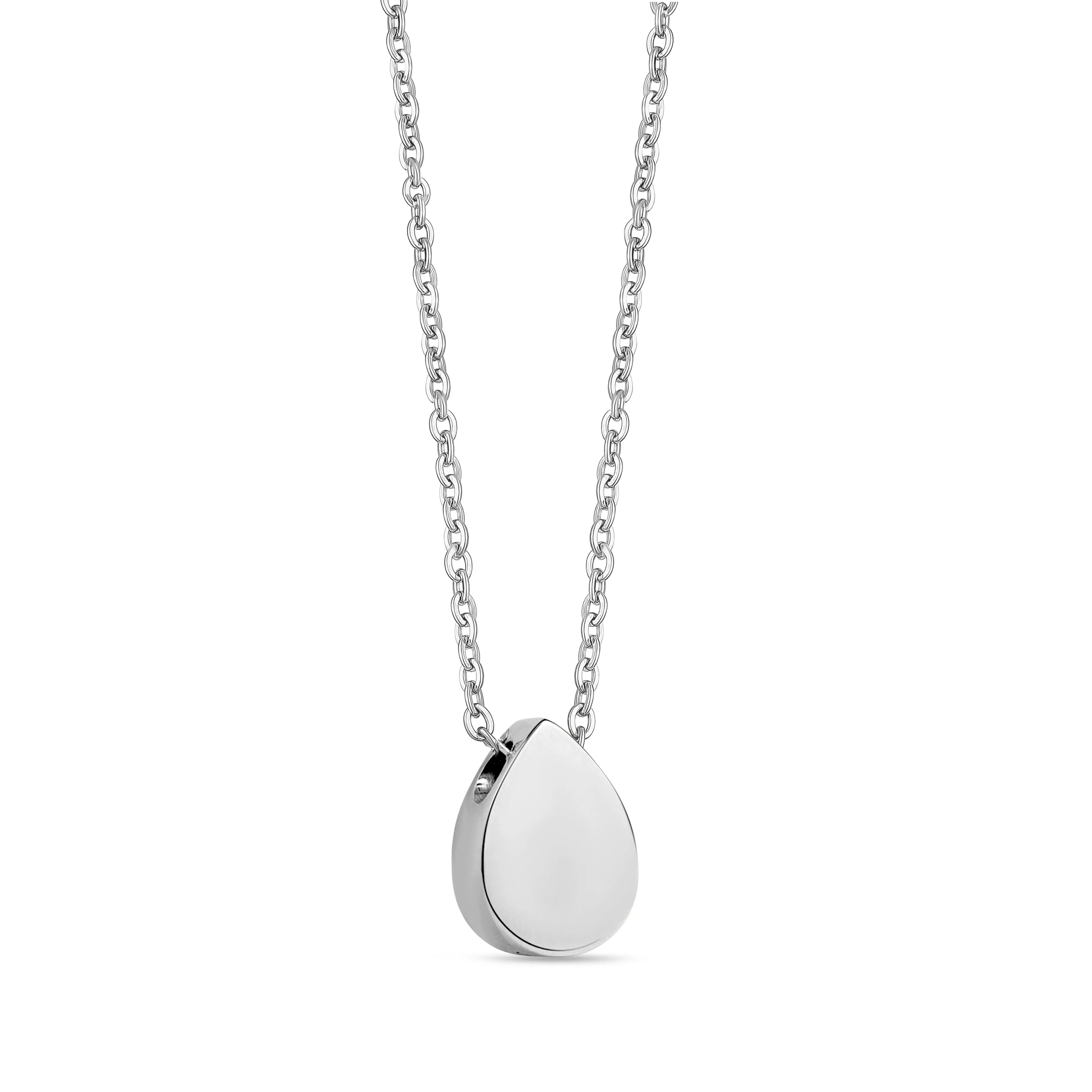 Minimal Teardrop Urn Pendant