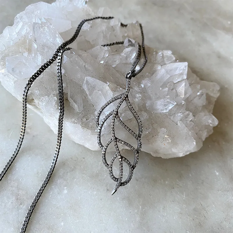 Myra Feather Necklace