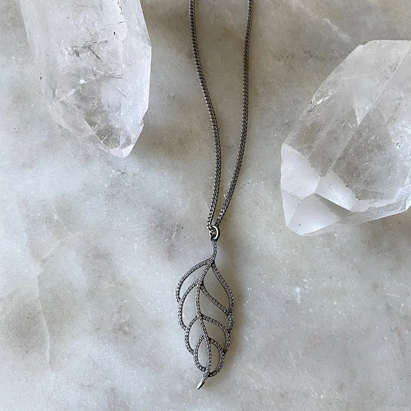 Myra Feather Necklace