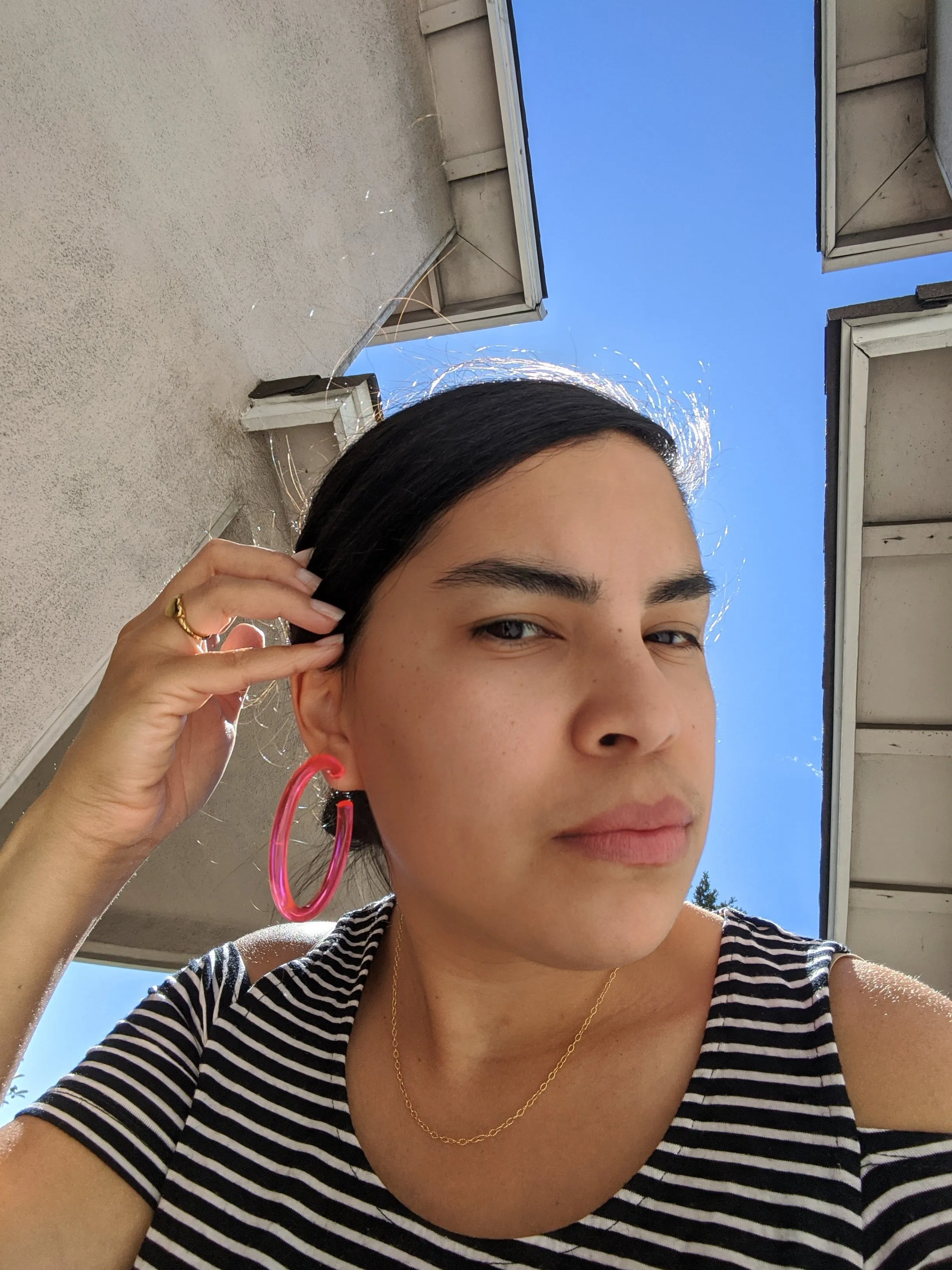 Neon Lights Hoops
