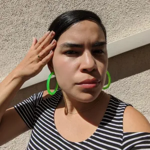 Neon Lights Hoops