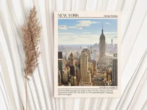 New York Minimal Wall Art, USA