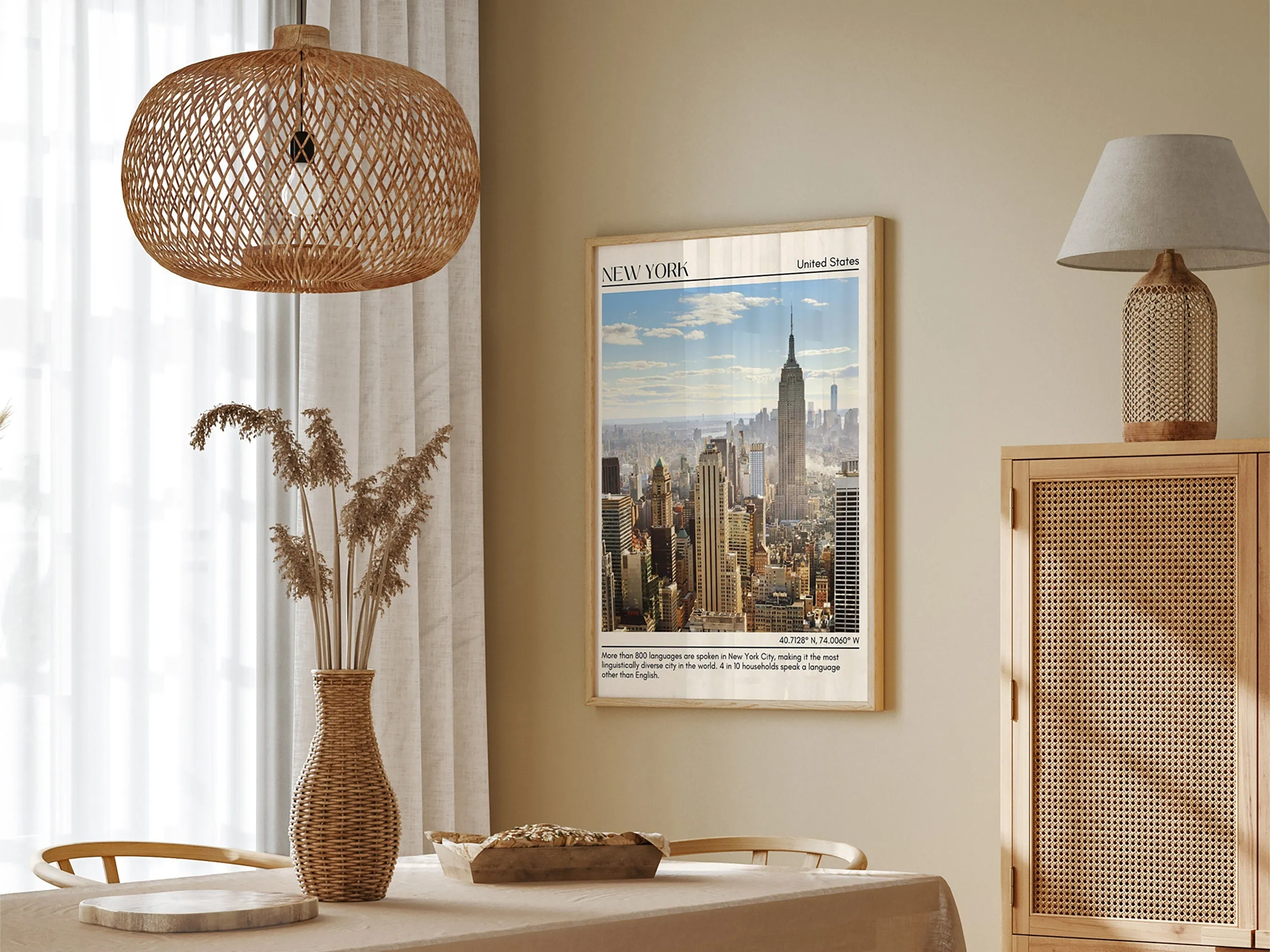 New York Minimal Wall Art, USA