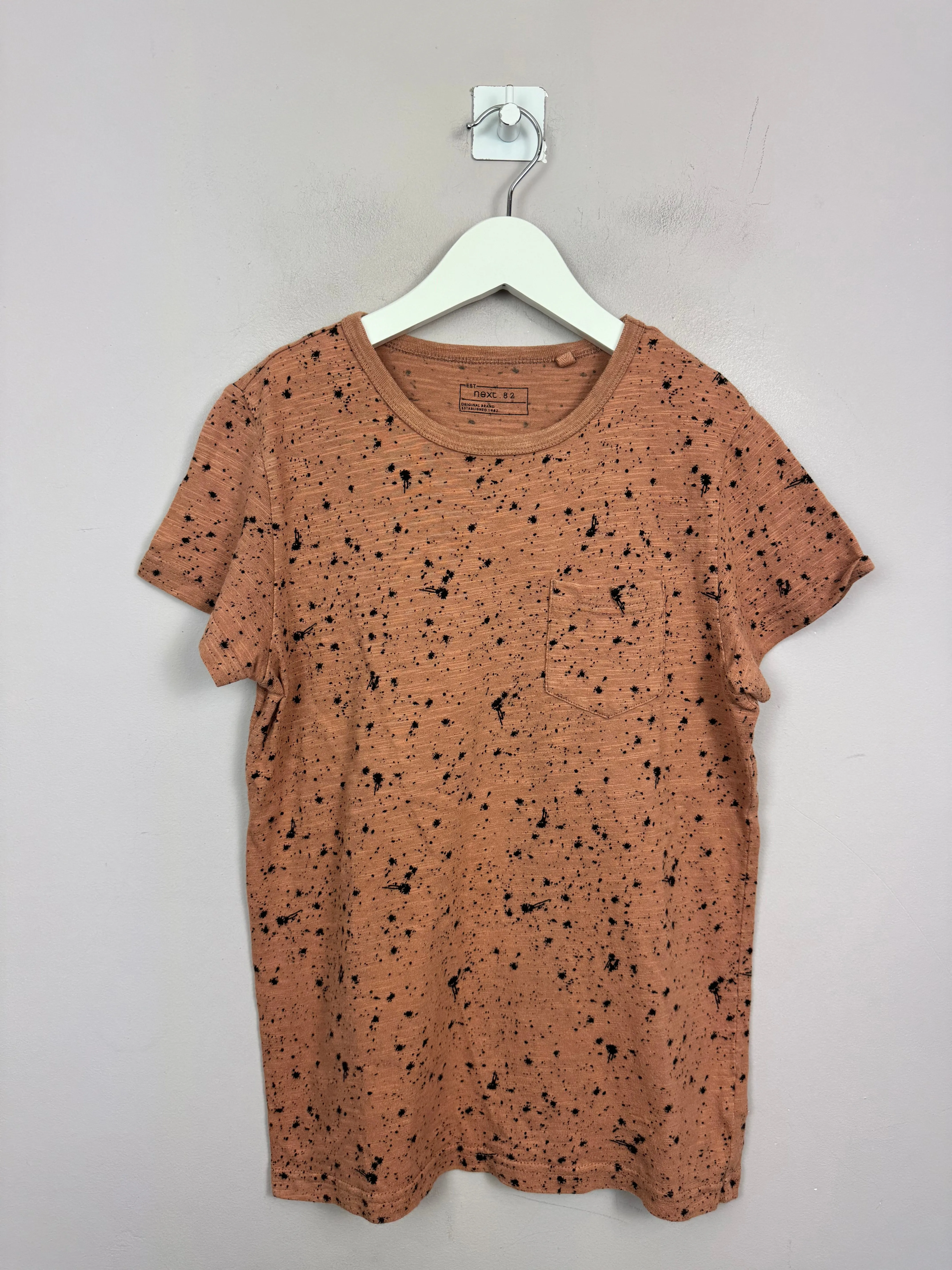 Next Brown Splatter T-shirt 10y