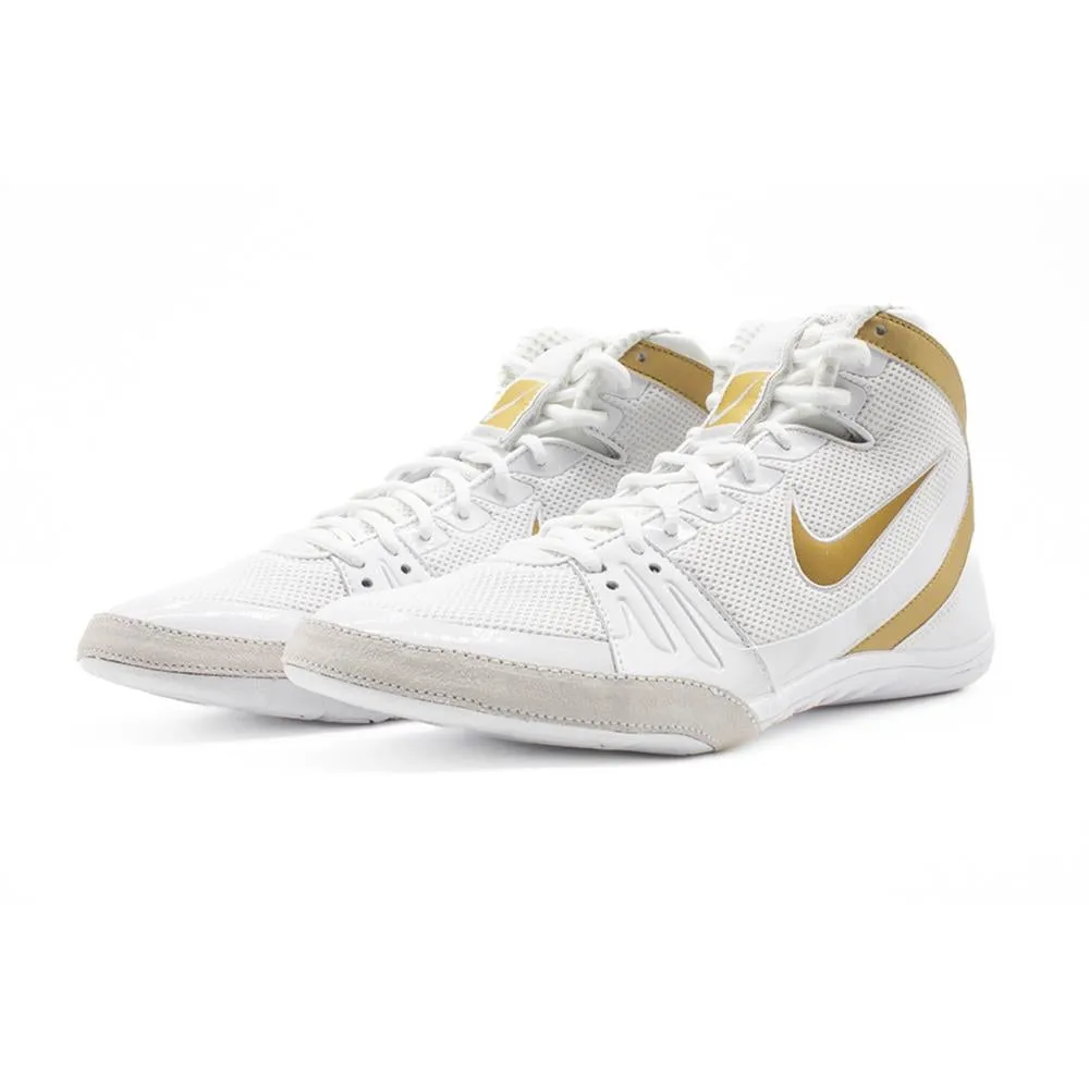 Nike Freek Wrestling Boxing Boots - White/Gold