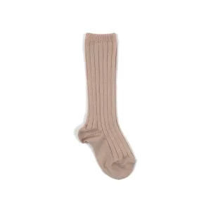 Old Rose Knee Socks