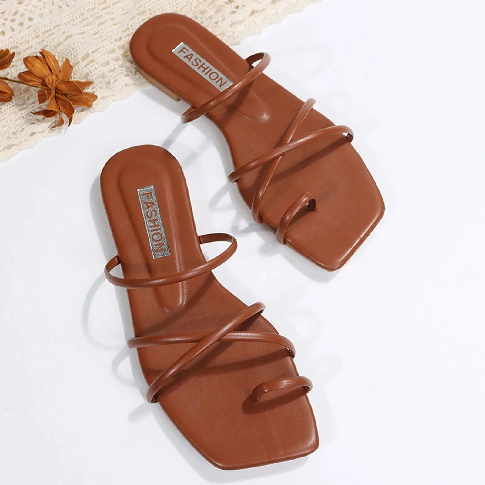 Olivia™ CrystalStrap Flats