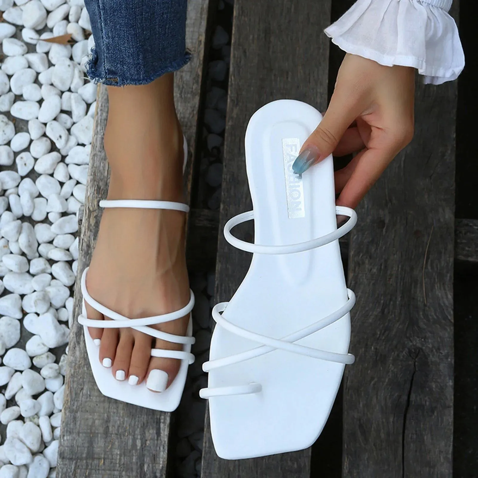 Olivia™ CrystalStrap Flats