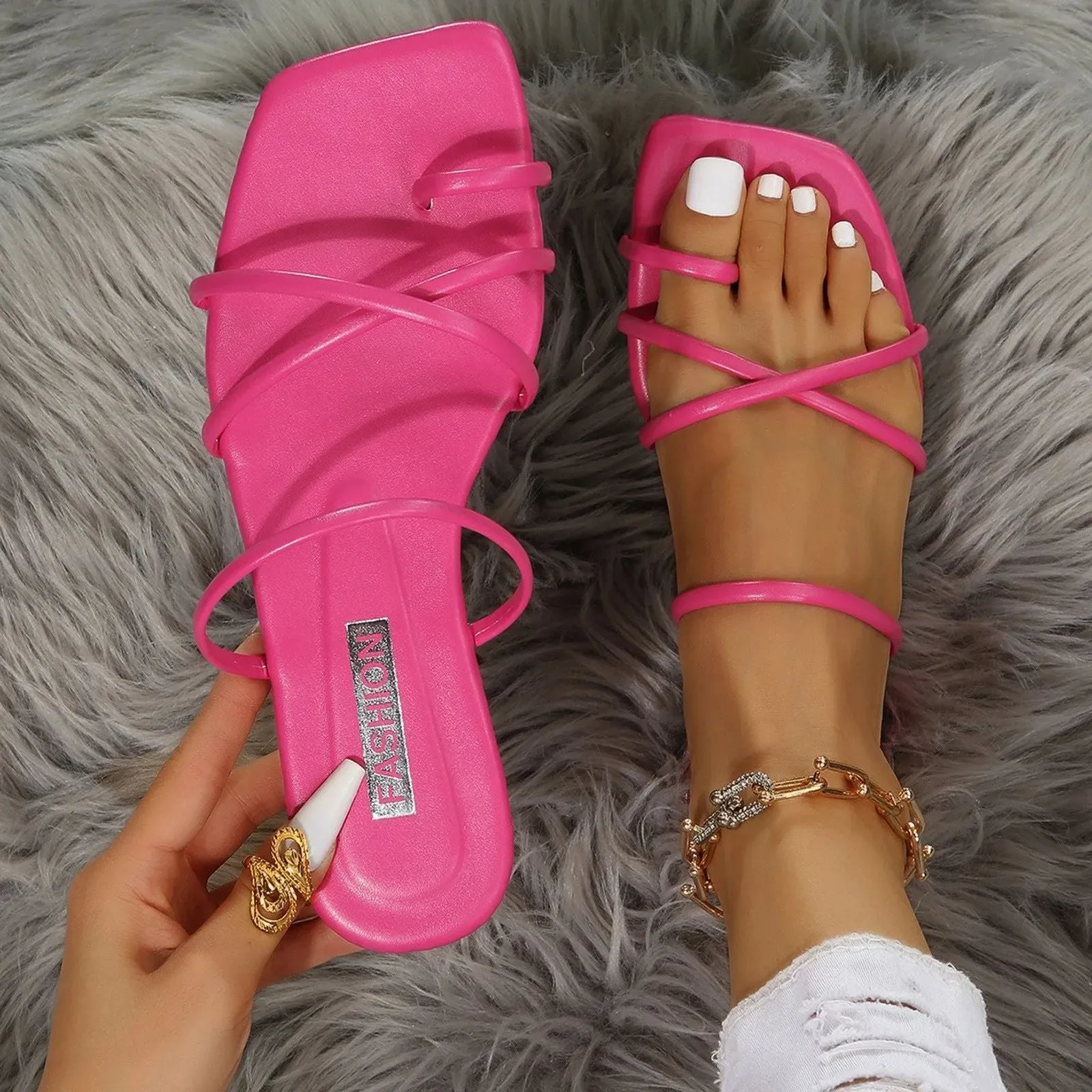 Olivia™ CrystalStrap Flats