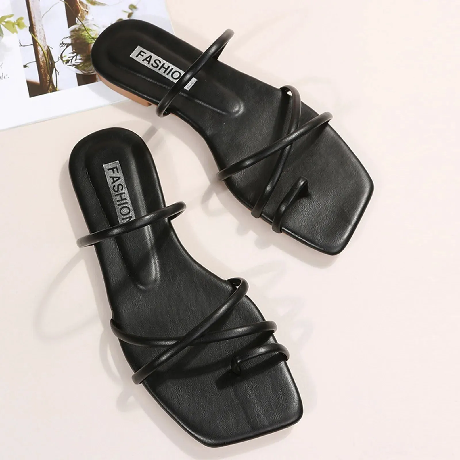 Olivia™ CrystalStrap Flats