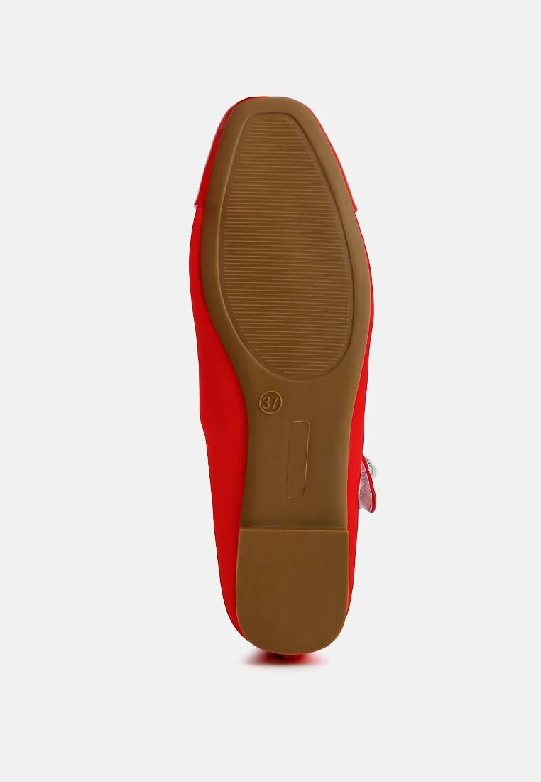 Patent Toe Cap Satin Mary Jane By RAG