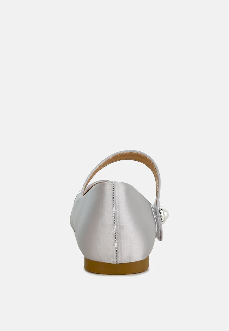 Patent Toe Cap Satin Mary Jane By RAG