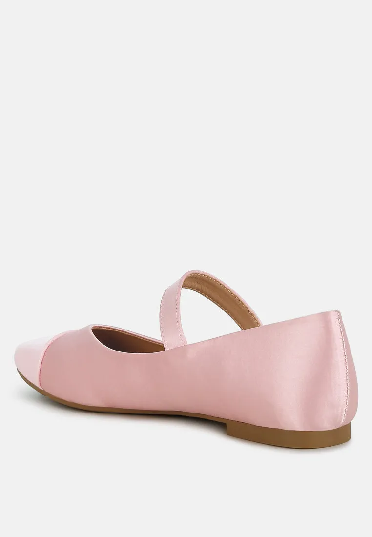 Patent Toe Cap Satin Mary Jane By RAG