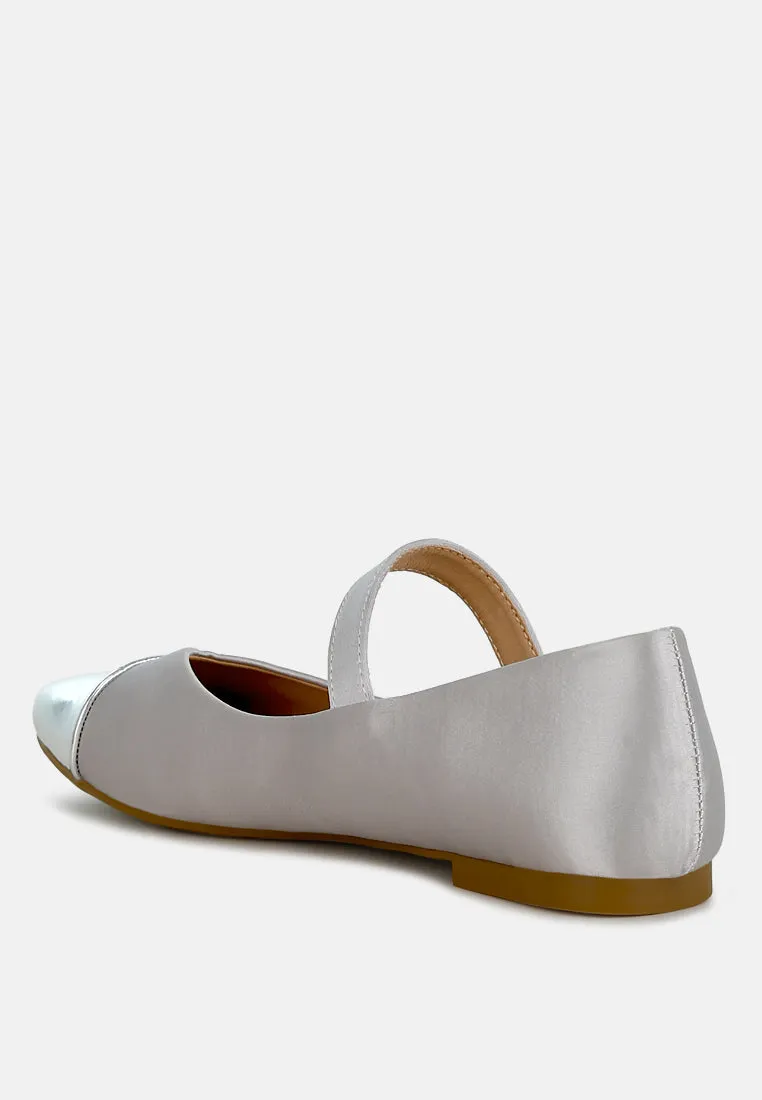 Patent Toe Cap Satin Mary Jane By RAG