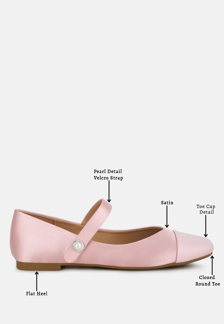 Patent Toe Cap Satin Mary Jane By RAG