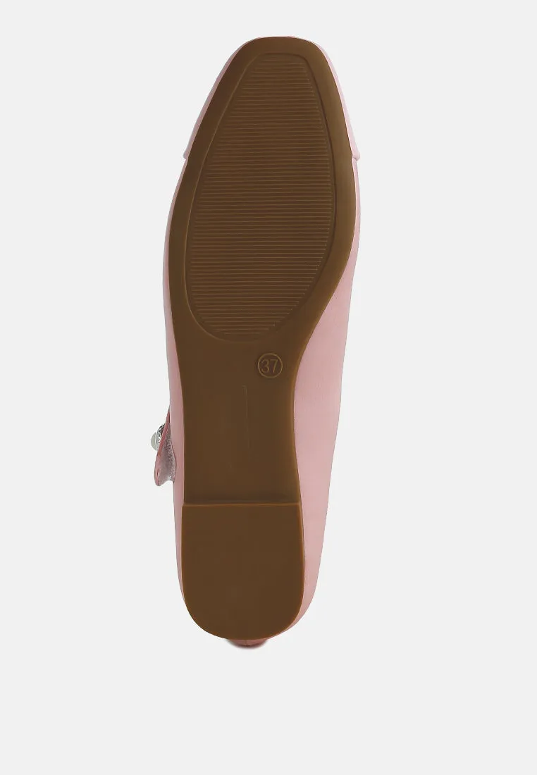 Patent Toe Cap Satin Mary Jane By RAG