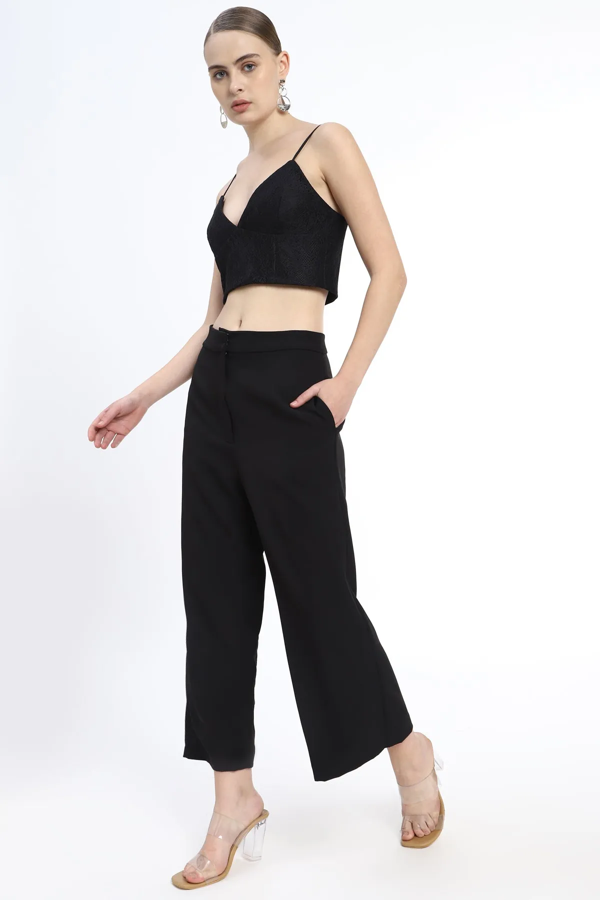 Perfect wide leg trouser for formal or casual looks