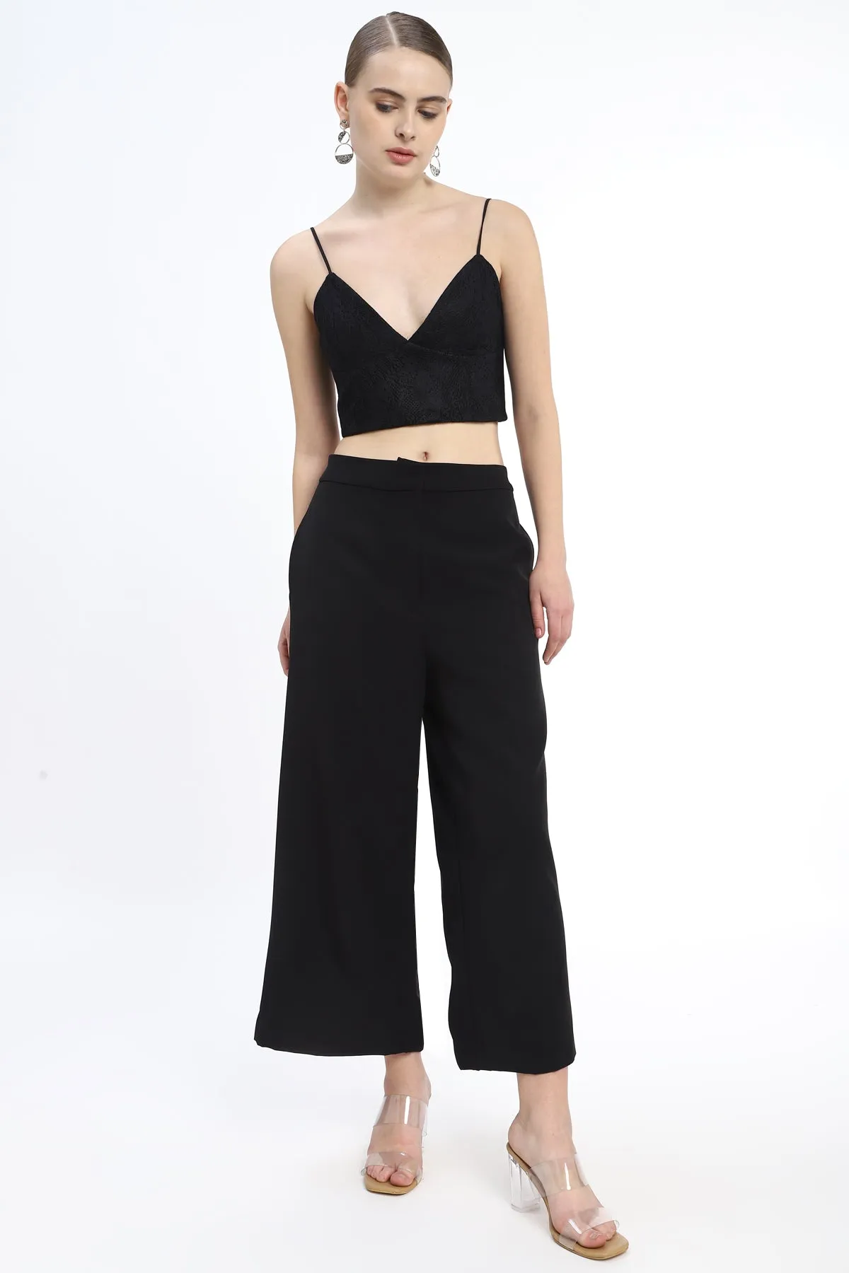 Perfect wide leg trouser for formal or casual looks