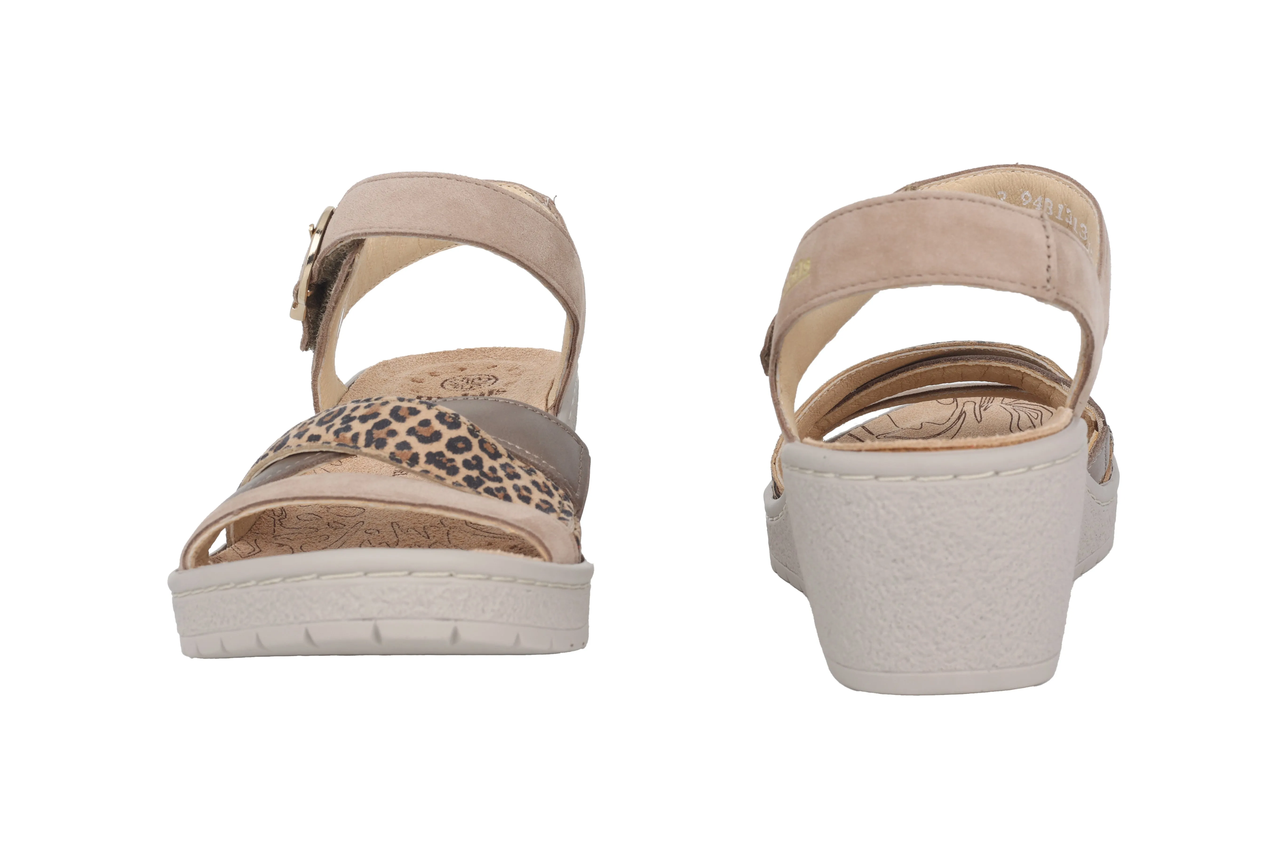 'Pietra' women's wide fit (H) sandal  - Beige