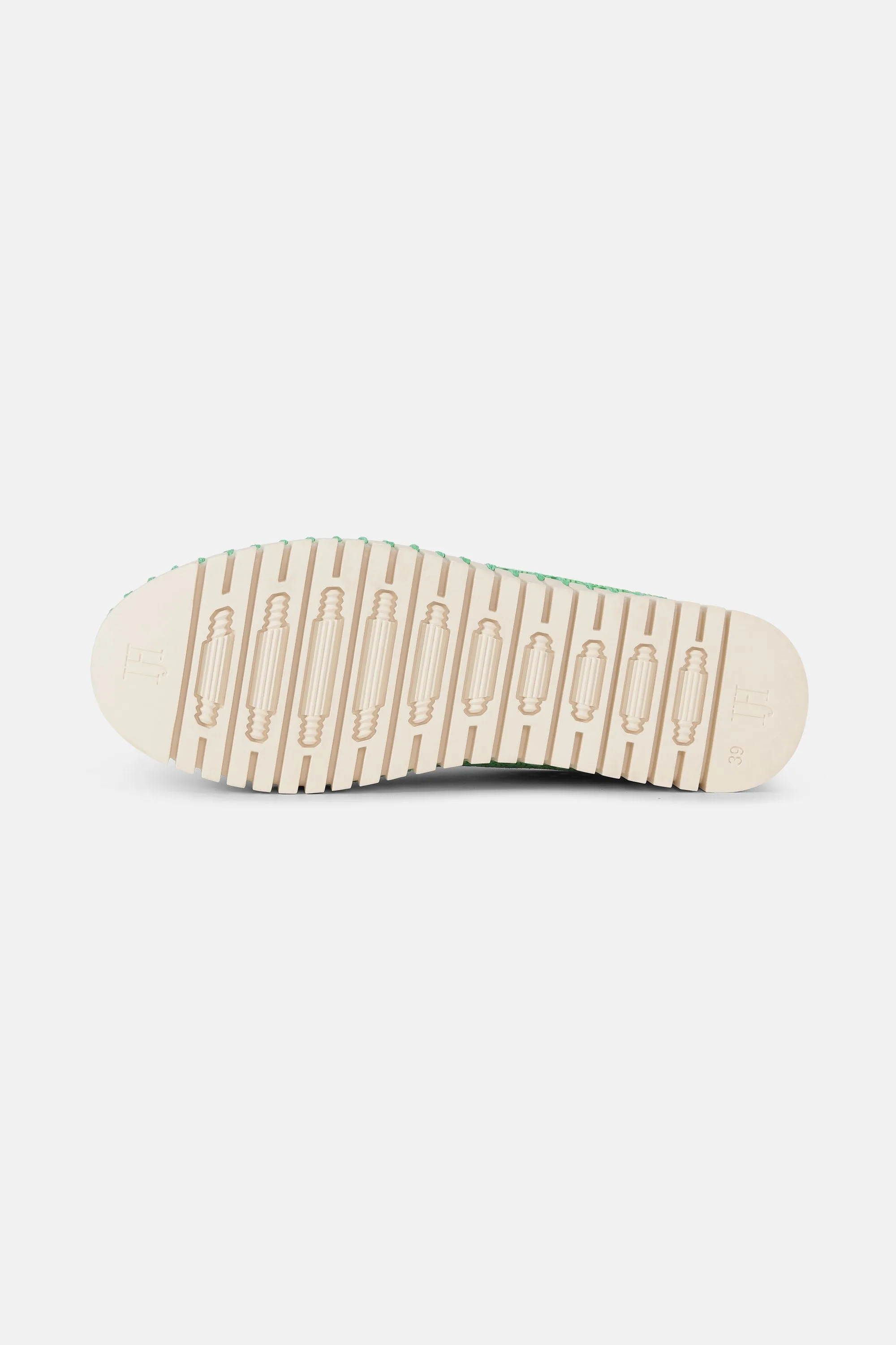 Platform Tulip Skor - Bright Green