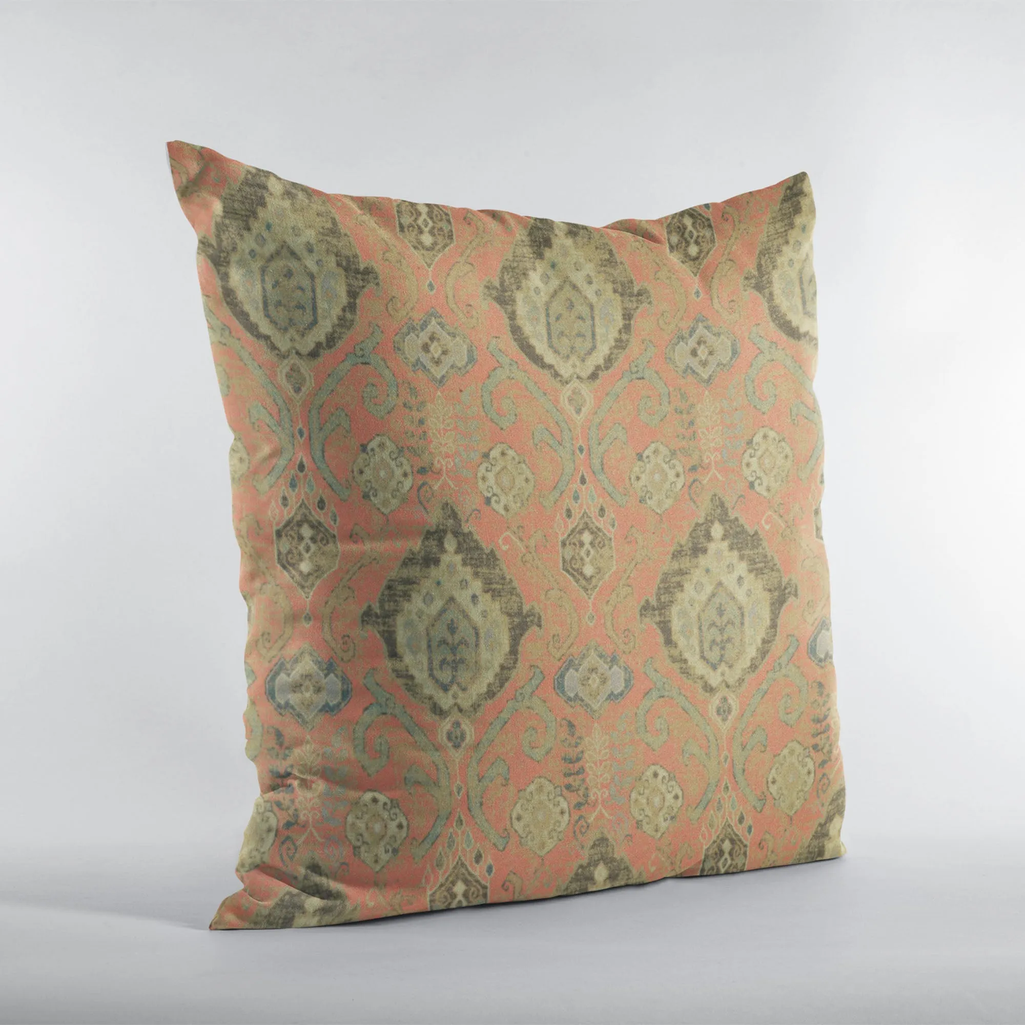 Plutus Terracotta Romero Woven Luxury Throw Pillow