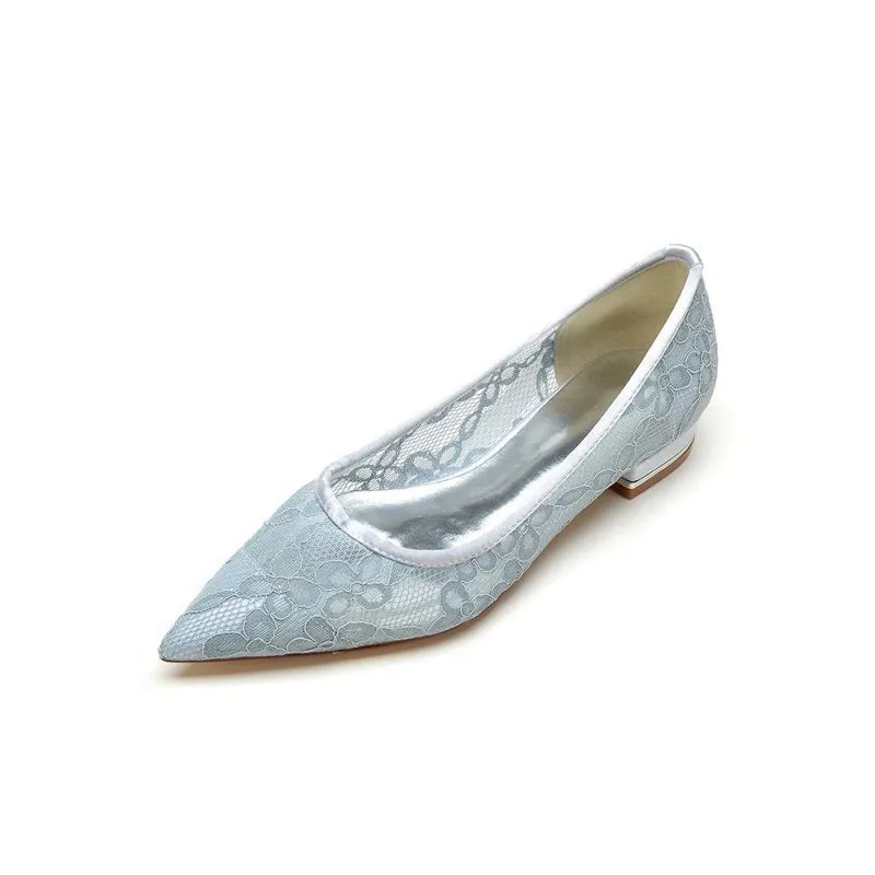 Pointed Toe Wedding Flats
