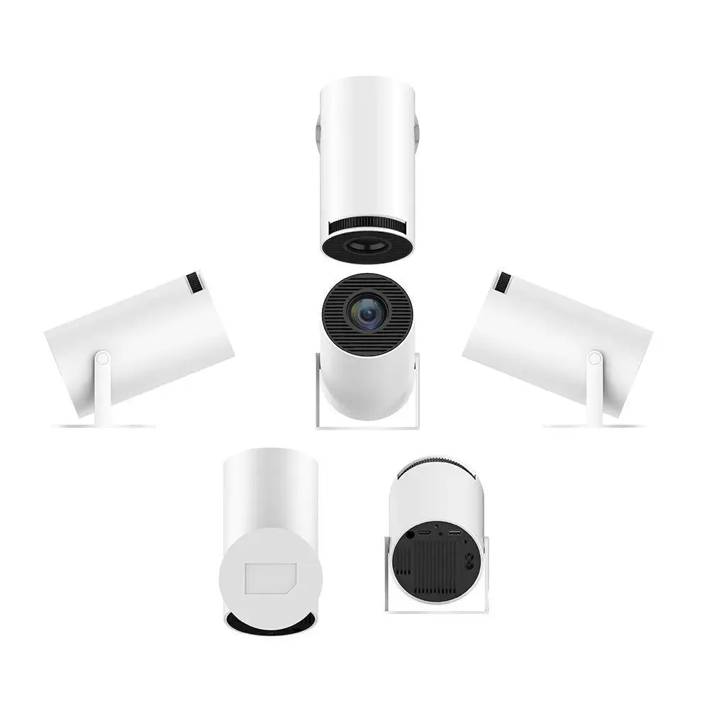 Portable Projector For Home Use (180 Degrees Projection Angle Automatic Focus)